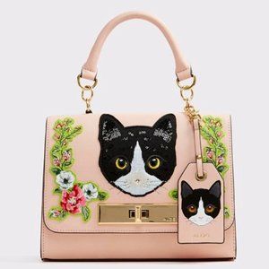 Aldo Corvara Crossbody Pink Tuxedo Cat